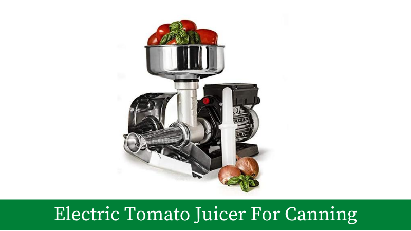 Top 10 Electric Tomato Juicers For Canning (Complete Guide) Best Electric Tomato Juicer For Canning